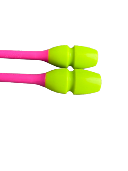 Pastorelli Clubs 36cm - Fluo-Pink Lime-Green