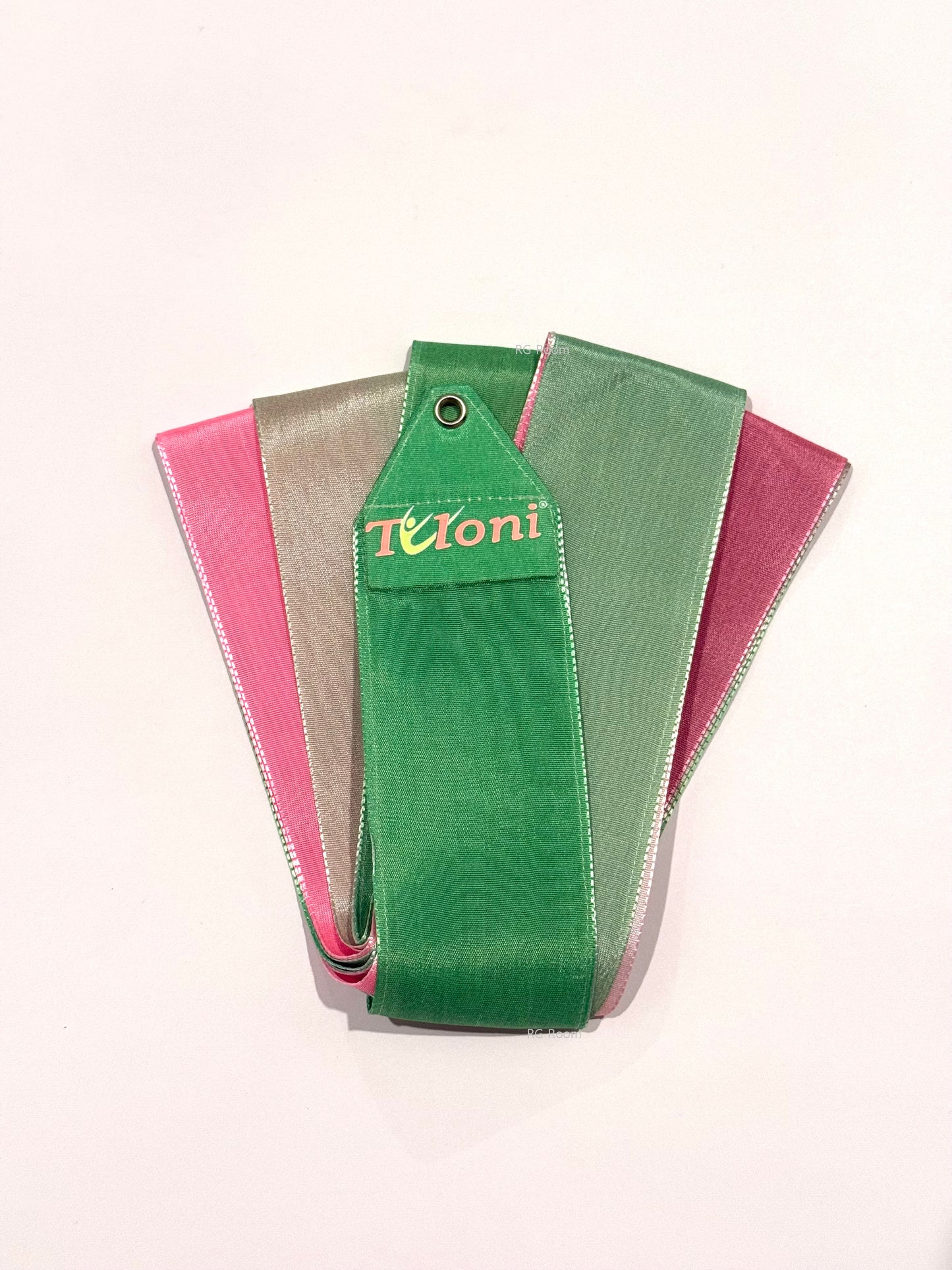 Tuloni Ribbon 5m - Green/Pink/Yellow