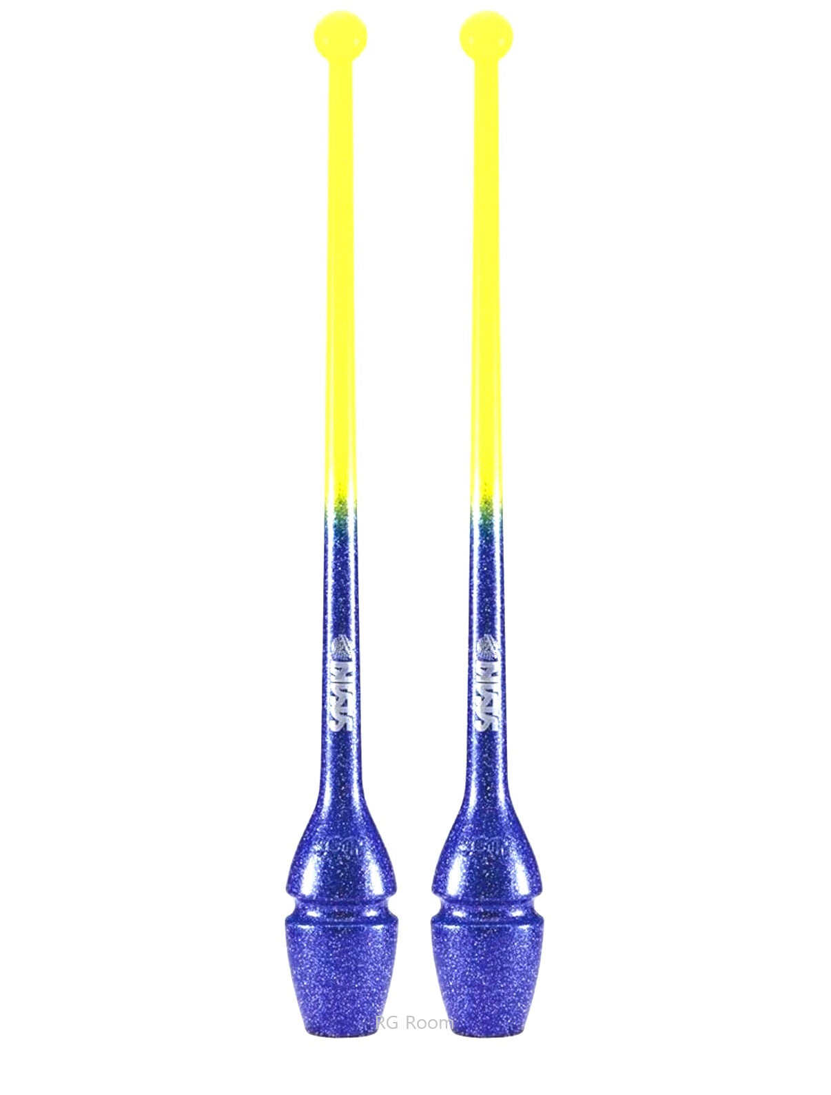 Sasaki Gradation Rubber Clubs 40.5cm - LuminousYellow/CobaltBlue - FIG