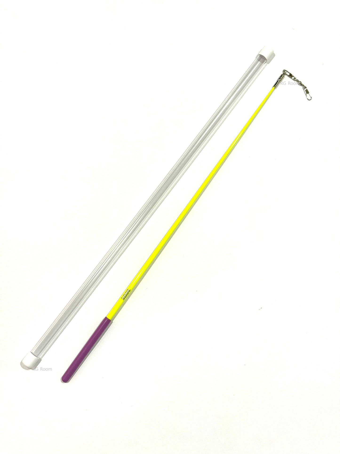 Sasaki Ribbon Stick 50cm - FluoYellow/ Lilac