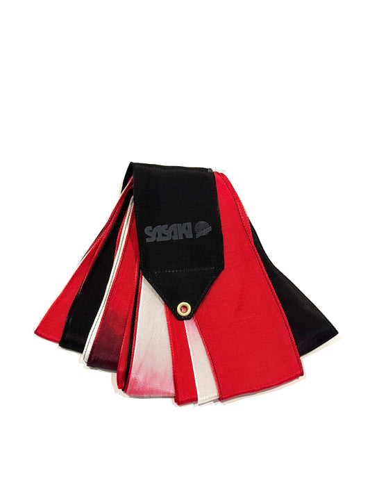 Sasaki Ribbon High-Pitch Gradation - Black/Red/White - FIG