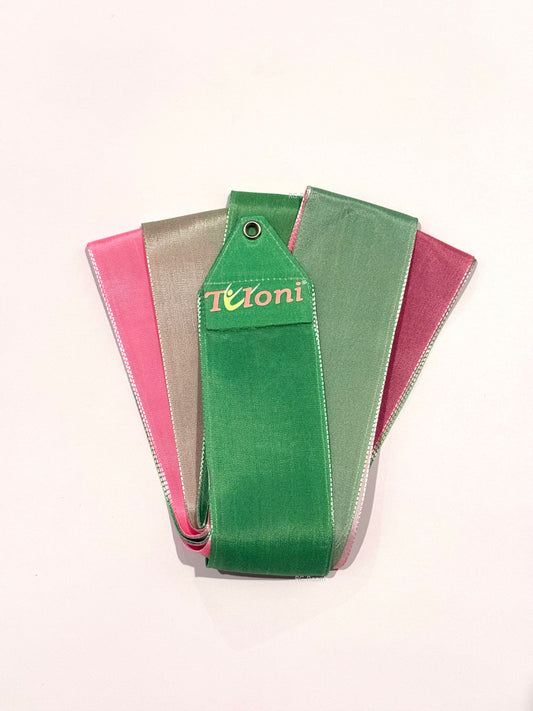 Tuloni Ribbon 5m - Green/Pink/Yellow