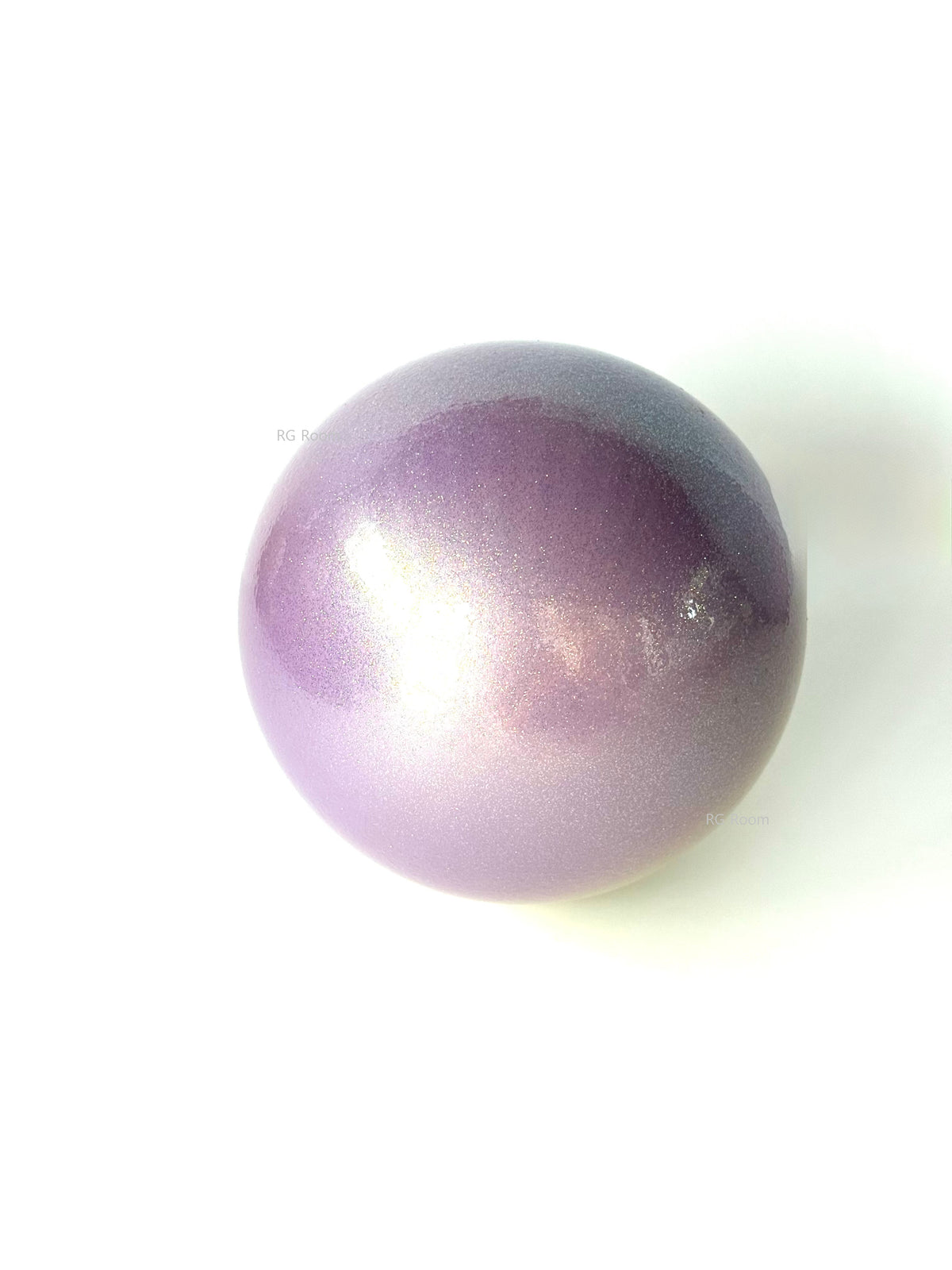 Yijoy Rhythmic Gymnastics Double Ball 18.5cm - White/Purple - FIG