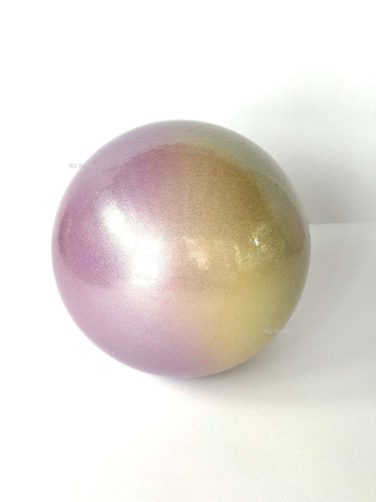 Yijoy Rhythmic Gymnastics Double Ball 17cm - White/Purple