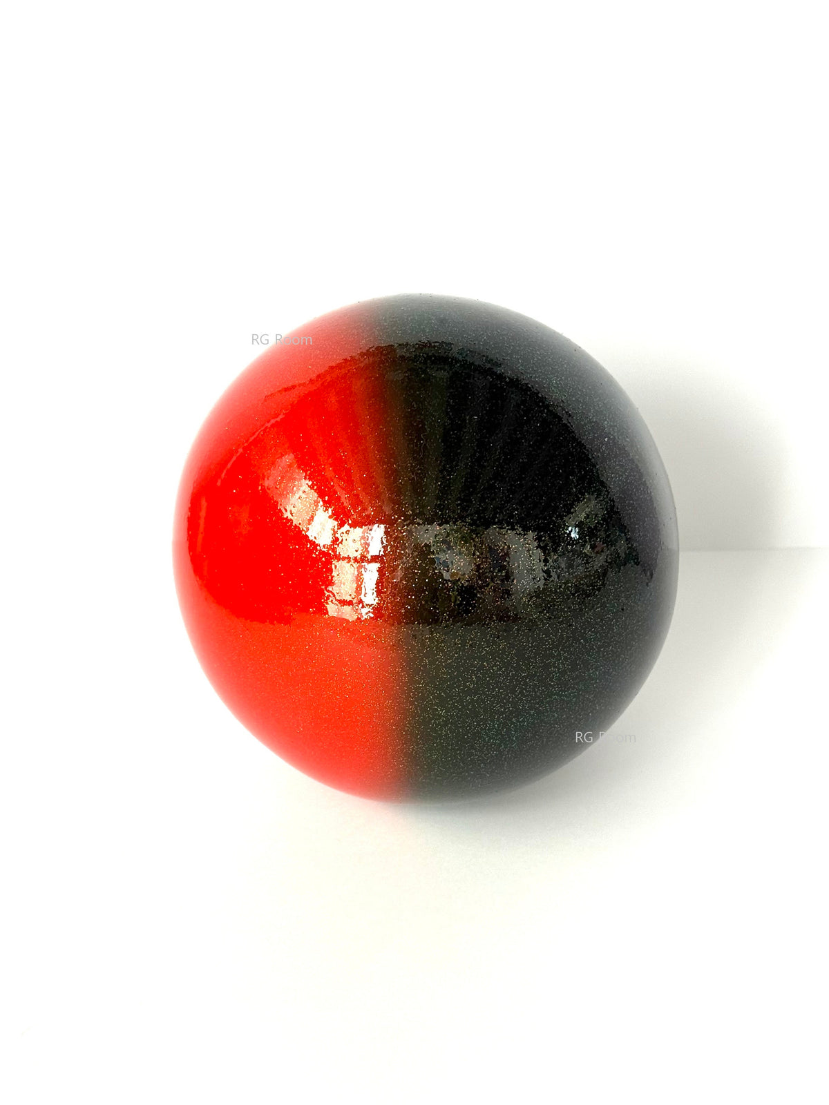 Yijoy Rhythmic Gymnastics Double Ball 18.5cm - Black/Red - FIG