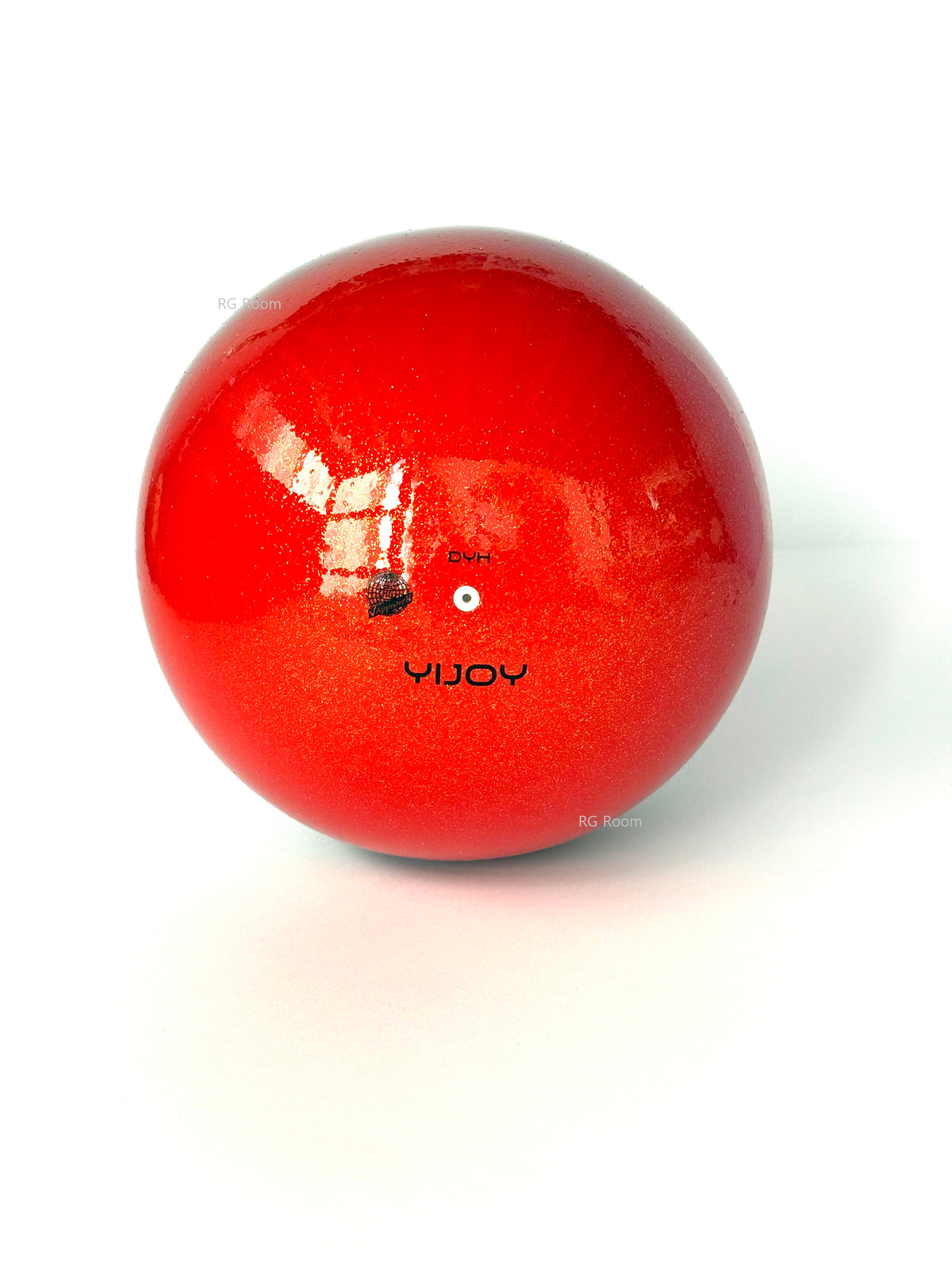 Yijoy Rhythmic Gymnastics Double Ball 18.5cm - Black/Red - FIG
