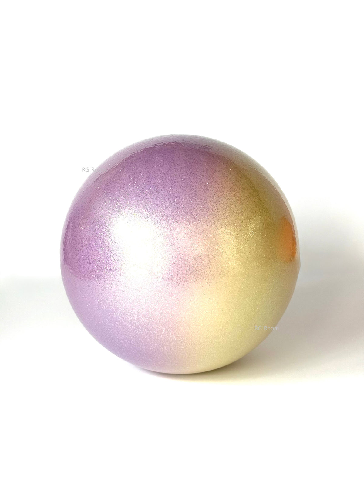 Yijoy Rhythmic Gymnastics Double Ball 17cm - White/Purple